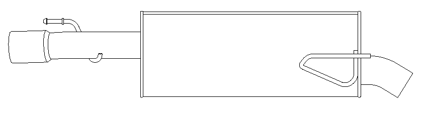 Rear Muffler (11312)