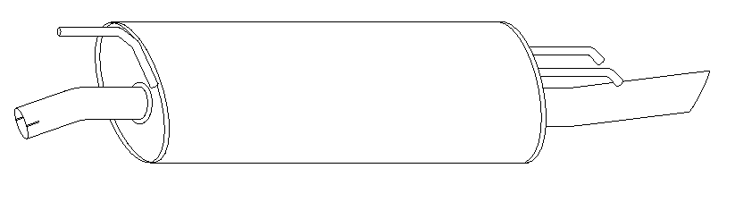 Rear Muffler (10665)