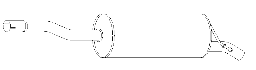 Rear Muffler (14455)