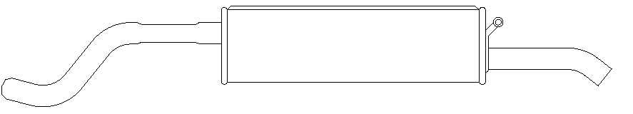 Rear Muffler (11391)