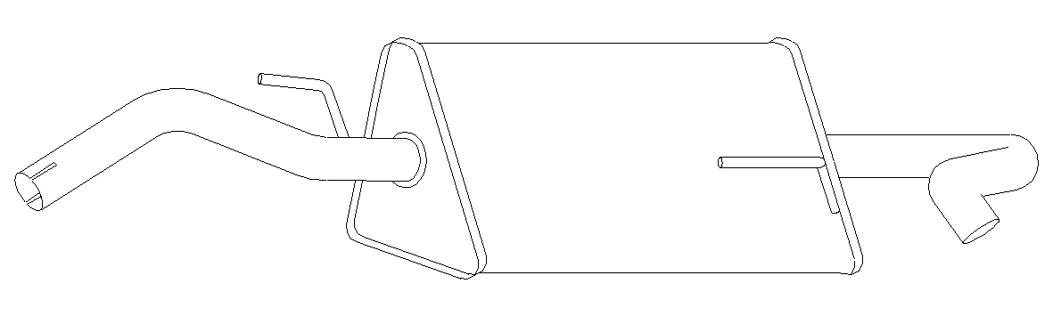 Rear Muffler (11299)