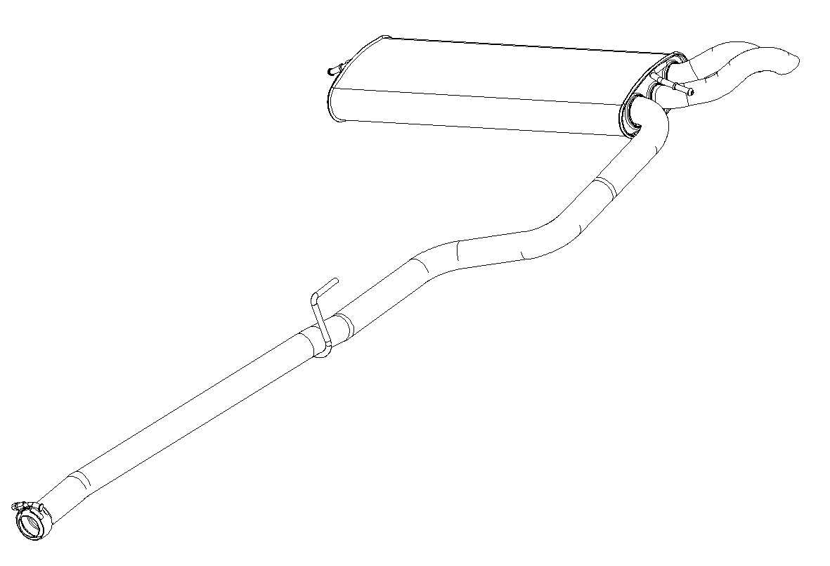 Rear Muffler (11465)