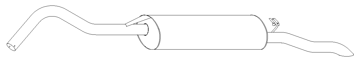 Rear Muffler (10860)