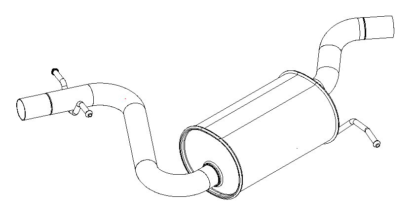 Centre Muffler (14641)