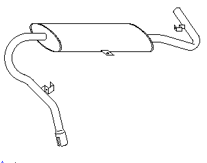Rear Muffler (10430)