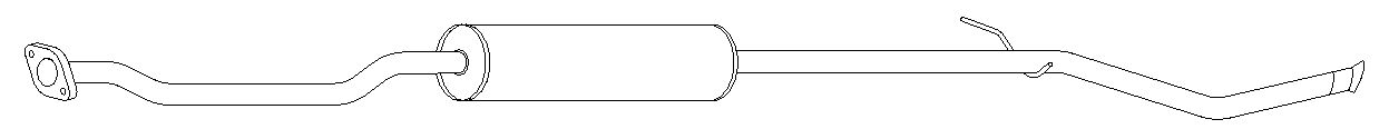 Centre Muffler (11079)