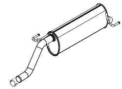 Rear Muffler (14425)