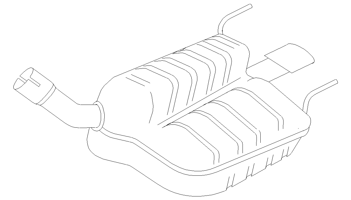 Rear Muffler (11408)