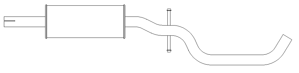 Centre Muffler (11335)