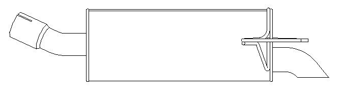 Rear Muffler (11236)