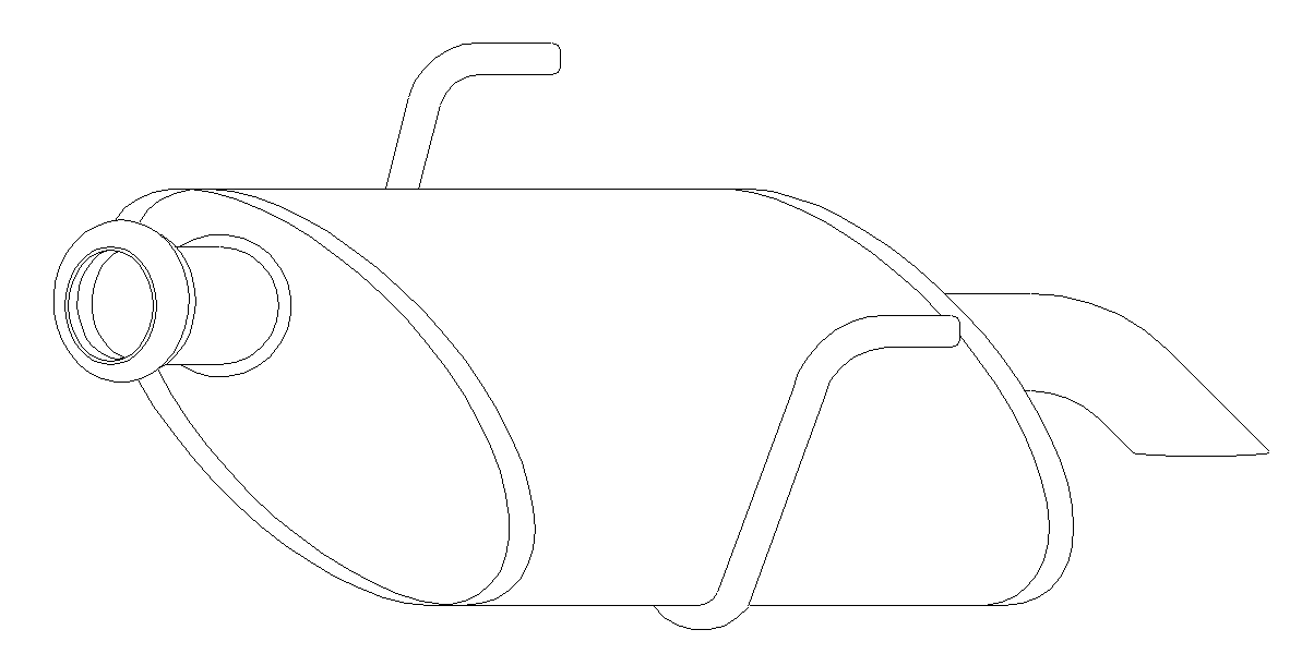 Rear Muffler (11134)