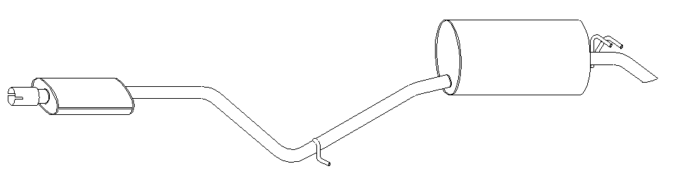 Rear Muffler (10127)