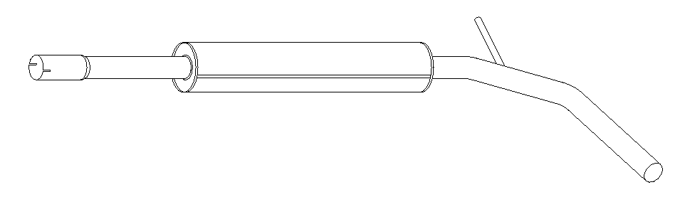 Centre Muffler (10974)