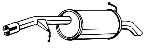 Rear Muffler (15482)