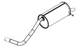 Rear Muffler (14496)