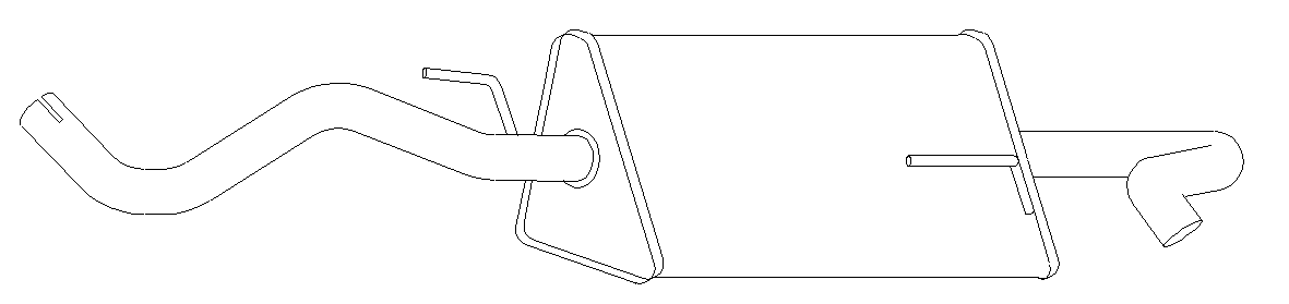 Rear Muffler (11491)