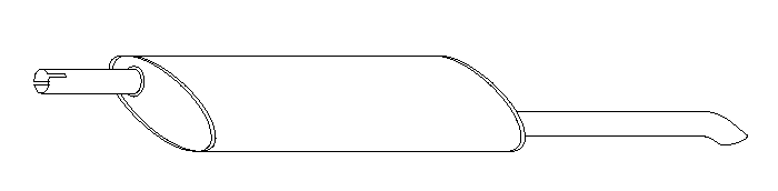 Rear Muffler (10586)