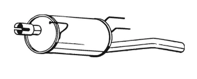 Rear Muffler (15489)