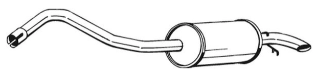 Rear Muffler (10199)
