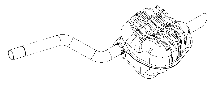 Rear Muffler (14628)