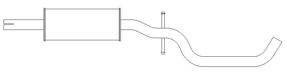 Centre Muffler (11333)