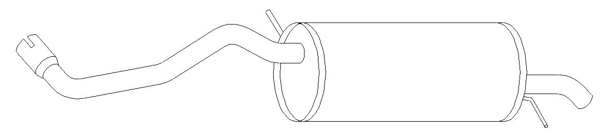 Rear Muffler (11392)