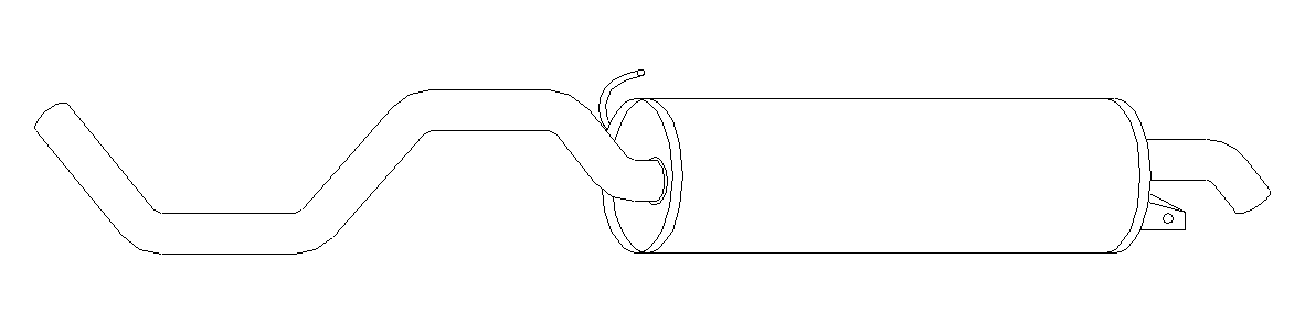 Rear Muffler (11340)