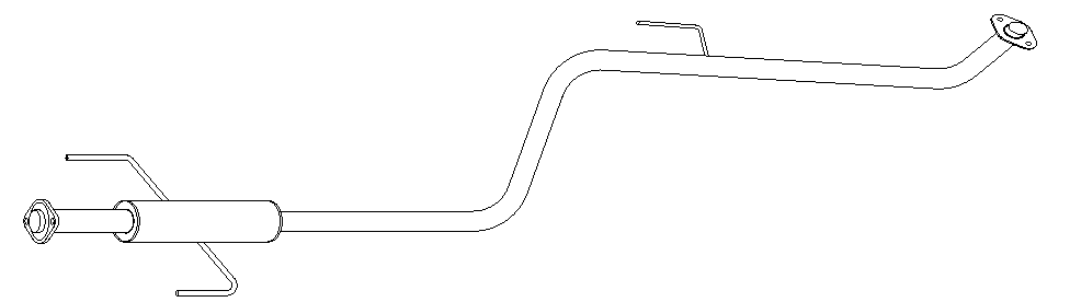 Centre Muffler (10872)