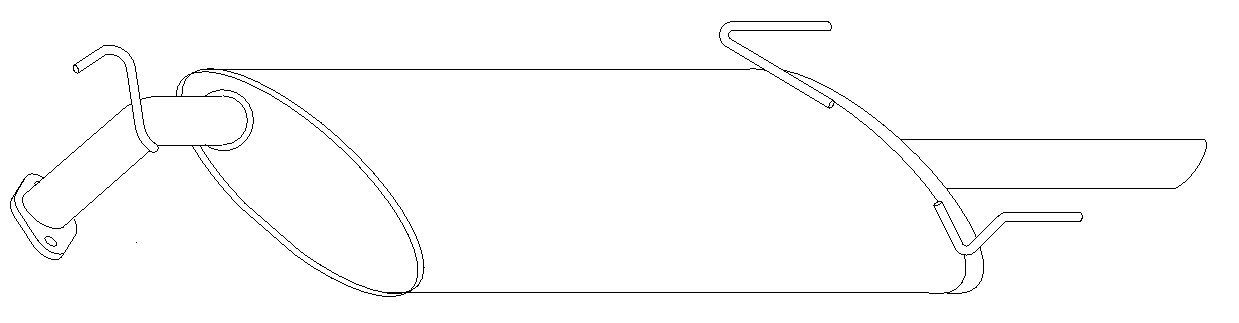 Rear Muffler (10712)