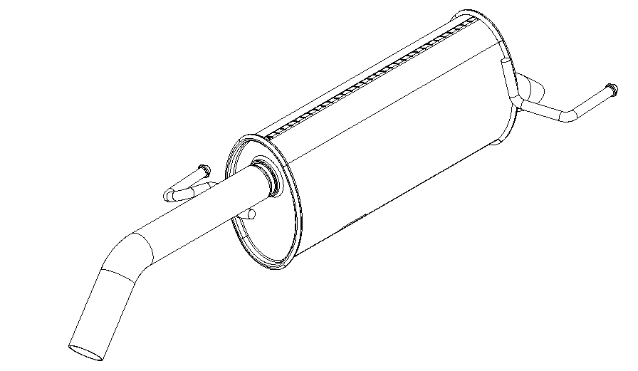 Rear Muffler (15328)