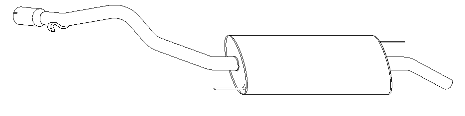 Rear Muffler (10992)