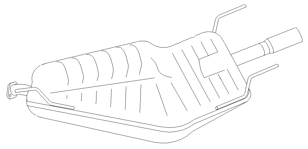 Rear Muffler (11070)