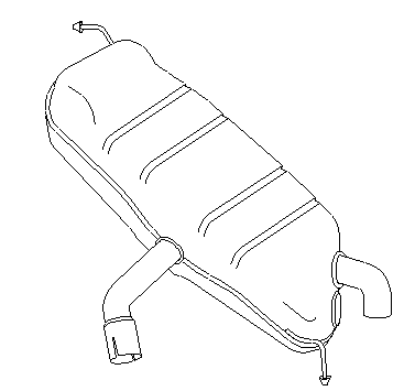 Rear Muffler (11377)