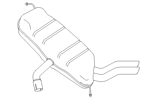 Rear Muffler (11453)