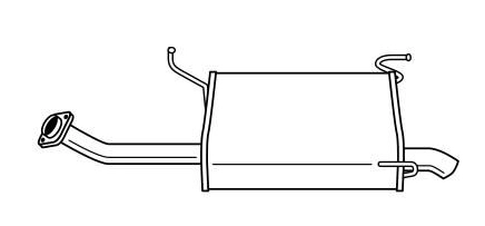 Rear Muffler (12353)