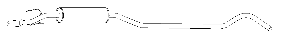 Centre Muffler (10616)