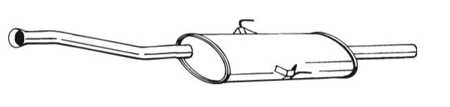 Centre Muffler (12587)