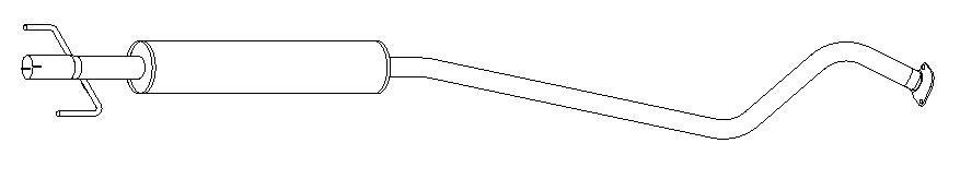 Centre Muffler (10581)