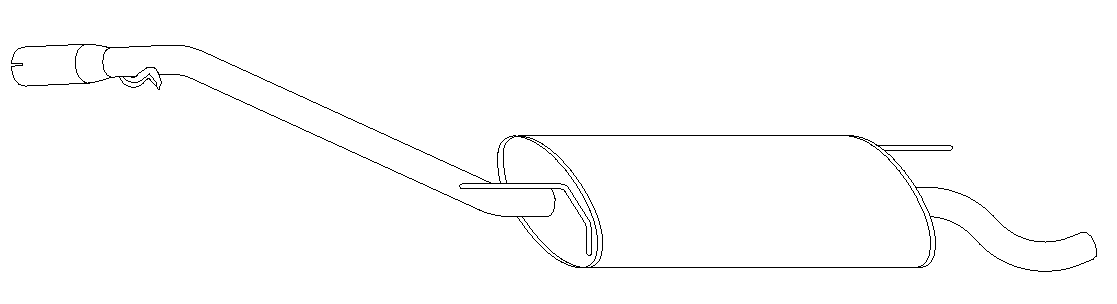 Rear Muffler (10990)