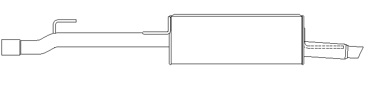 Rear Muffler (11279)