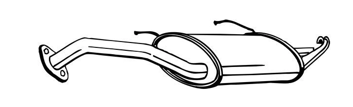 Rear Muffler (12697)