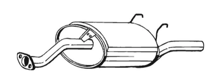Rear Muffler (12496)