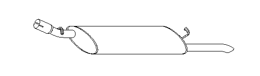 Rear Muffler (10703)