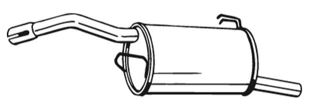 Rear Muffler (13861)