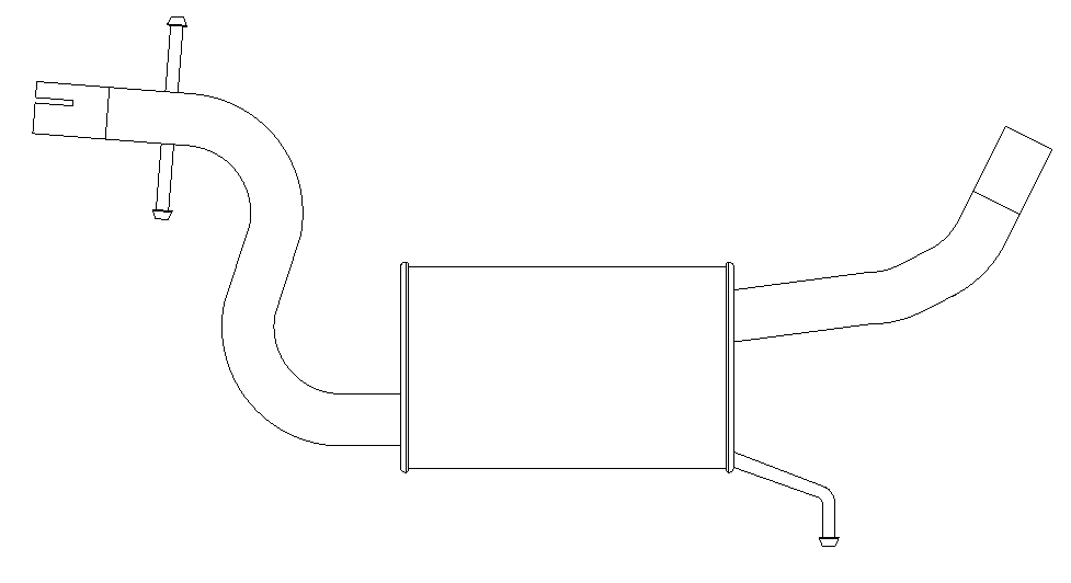 Centre Muffler (11267)