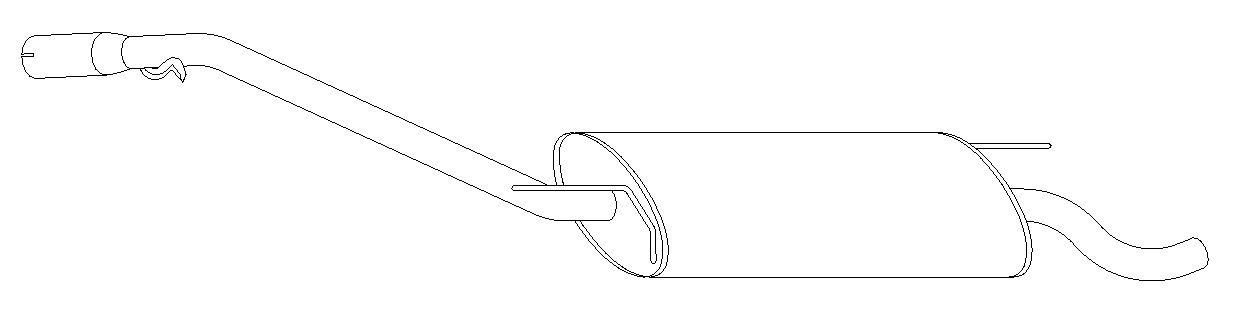 Rear Muffler (10991)