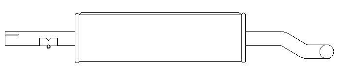 Centre Muffler (11329)