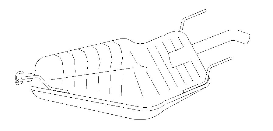 Rear Muffler (14592)