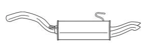 Rear Muffler (12395)