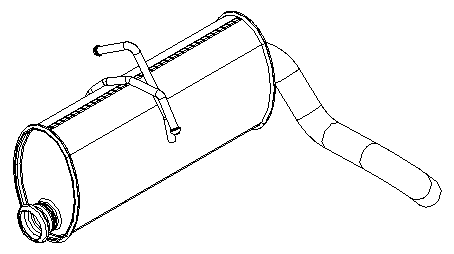 Rear Muffler (13252)